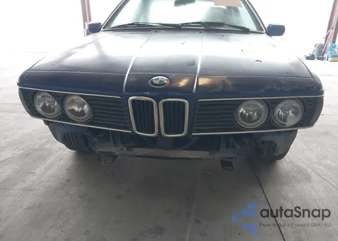 1987 BMW 635 Csi Automatic L6 z USA, uszkodzony, nr VIN WBAEC8409H3265268